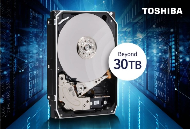 Toshiba pr�sente les disques durs Nearline d'une capacit� de plus de 30 t�raoctets