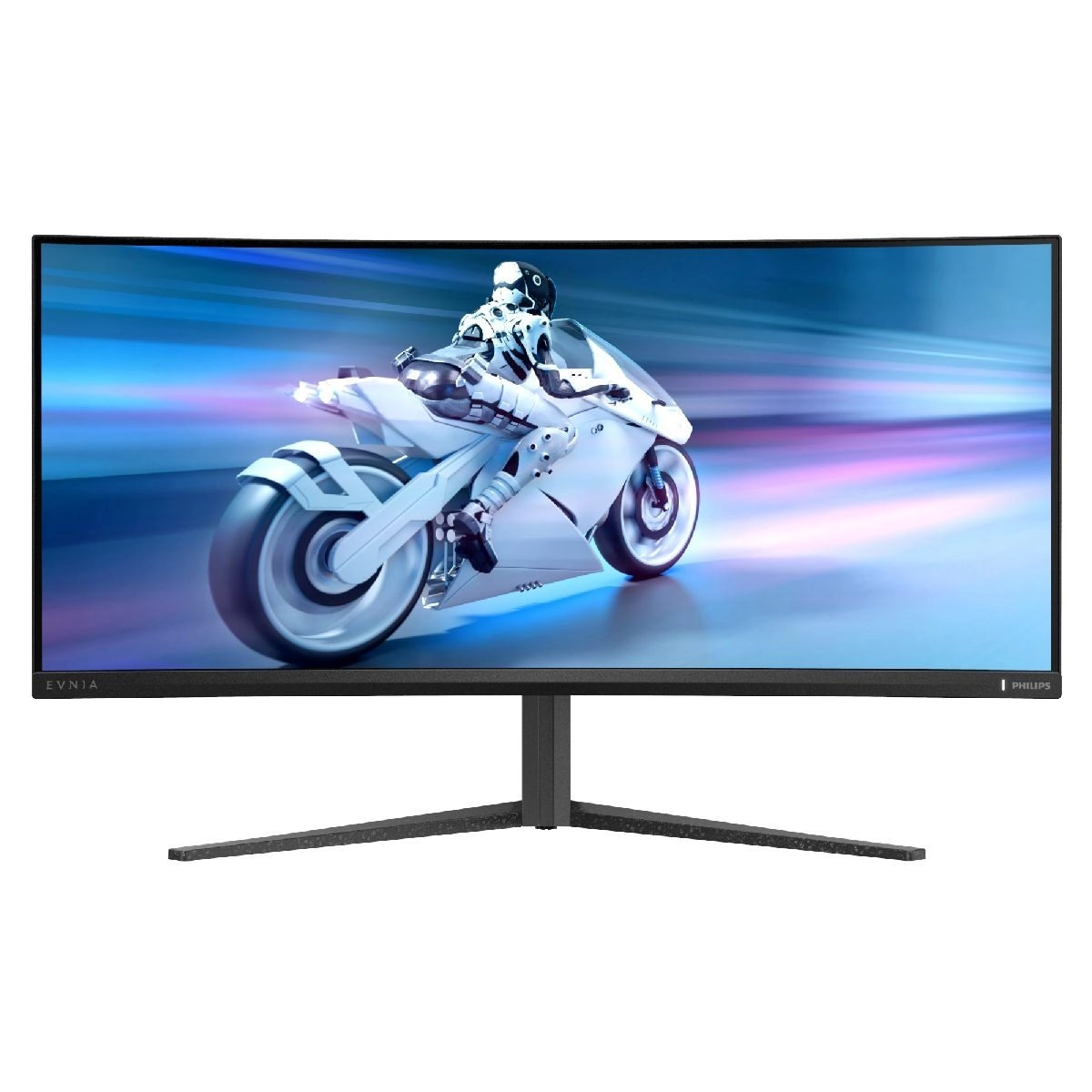 Philips Evnia 34M2C6500 : moniteur de jeu immersif QD OLED avec une r�solution WQHD et de nombreuses autres fonctionnalit�s pour des couleurs vibrantes.