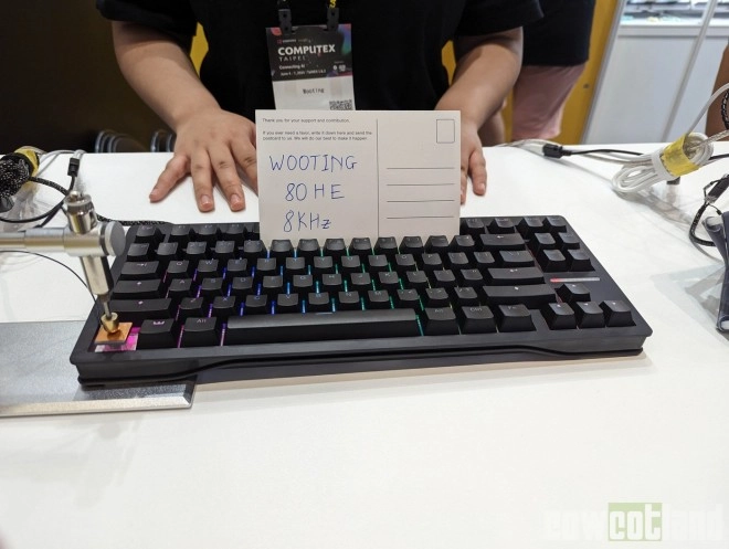 Computex 2024 : Wooting fait le show, et pr�sente le nouveau 80HE 8000Hz !