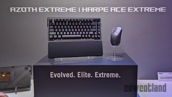Computex 2024 : ASUS annonce 2 produits Azoth et Harpe Ace Extreme � tomber