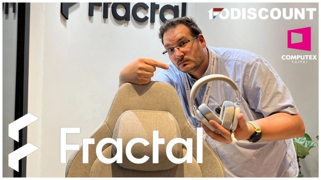 FRACTAL se lance dans le si�ge ergo, le casque, mais donne aussi dans le boitier au Computex 2024