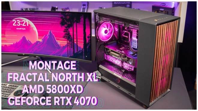 Charly s'attaque au North XL avec un 5800X3D et une GeForce RTX 4070