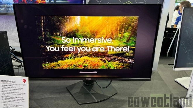 COMPUTEX 2024 : MSI expose de l'�cran QD-OLED � tout va sur son stand