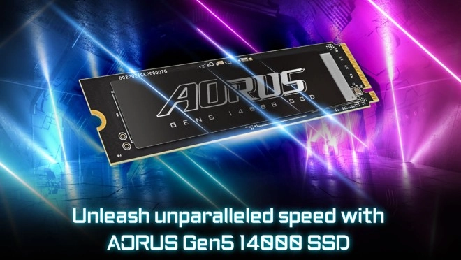 SSD GIGABYTE AORUS Gen5 : 14 500 Mo/sec en lecture !!!