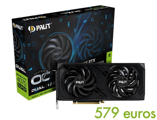 La Palit GeForce RTX 4070 Super Dual 12 Go � 579 euros
