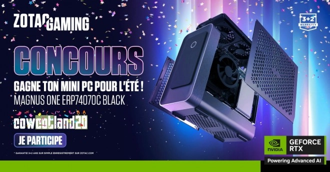 Concours Cowcotland : Gagne ton PC pour l'�t� avec ZOTAC !!!