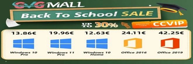 On pr�pare la rentr�e scolaire, Windows 10 � seulement 13 euros et Windows 11 � seulement 19 euros � vie !