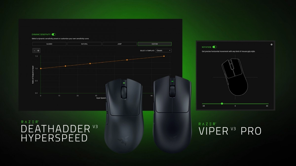 Razer fait tourner ses souris comme des serviettes et revoit les courbes de sensibilit�