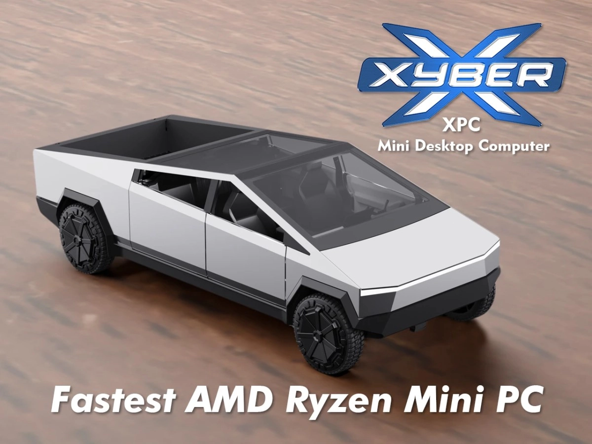 XYBER TEAM propose de jouer � la petite voiture avec un barebone � l'image du Cybertruck de TESLA.