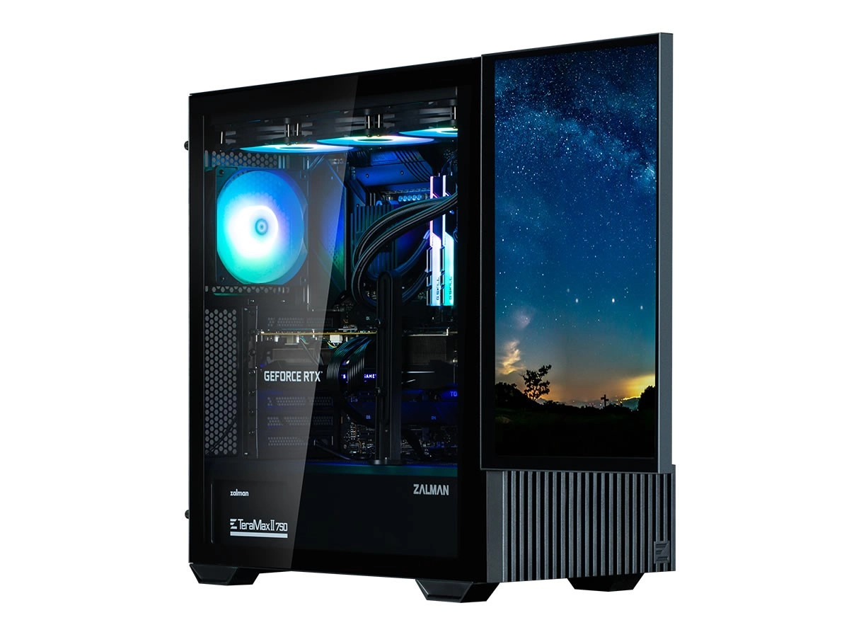 ZALMAN Z10 DS, un boitier avec un �cran g�ant comme fa�ade