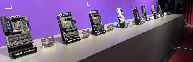 8 cartes m�res X870 et X870E � venir chez ASUS, dans les gammes, ROG, Strix, TUF, Prime et ProArt