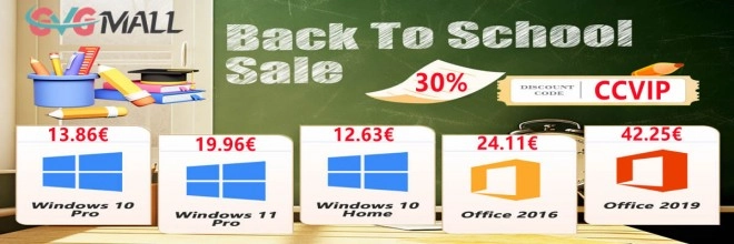 Pour la rentr�e, offrez � votre PC Windows 10 � 13 euros ou Windows 11 � 19 euros !!!