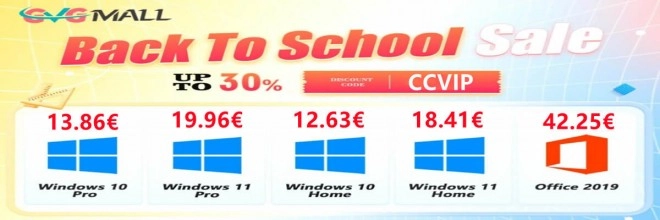 La rentr�e approche, offrez � votre PC Windows 10 � 13 euros ou Windows 11 � 19 euros !!!