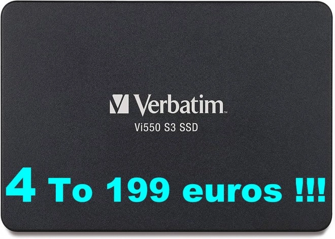 4, oui, 4 To de SSD SATA III � 199 euros chez 1FODISCOUNT