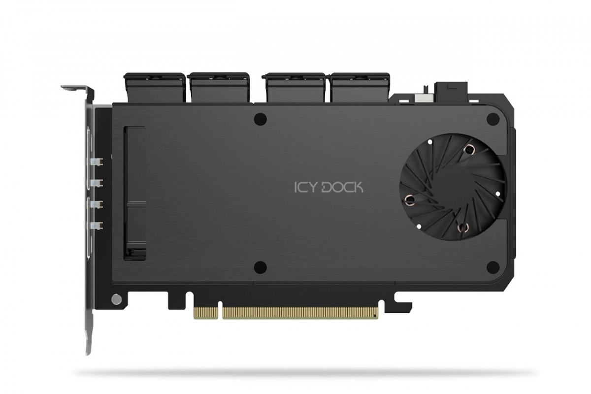 [Maj] ICY DOCK ExpressSlot MB204MP-B, quatre SSD M.2 sur une carte PCI-E