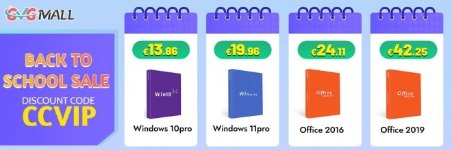 Si si, c'est possible, Windows 10 � 13 euros ou Windows 11 � 19 euros !!!