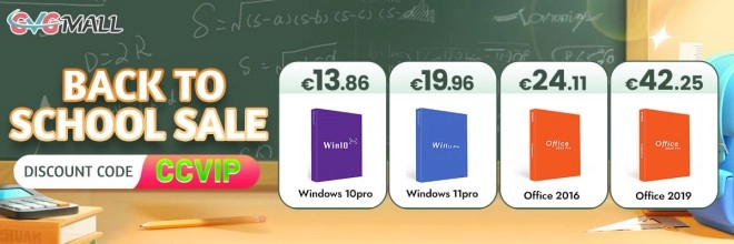 Windows 10 � 13 euros ou Windows 11 � 19 euros, parfait pour la rentr�e !!!