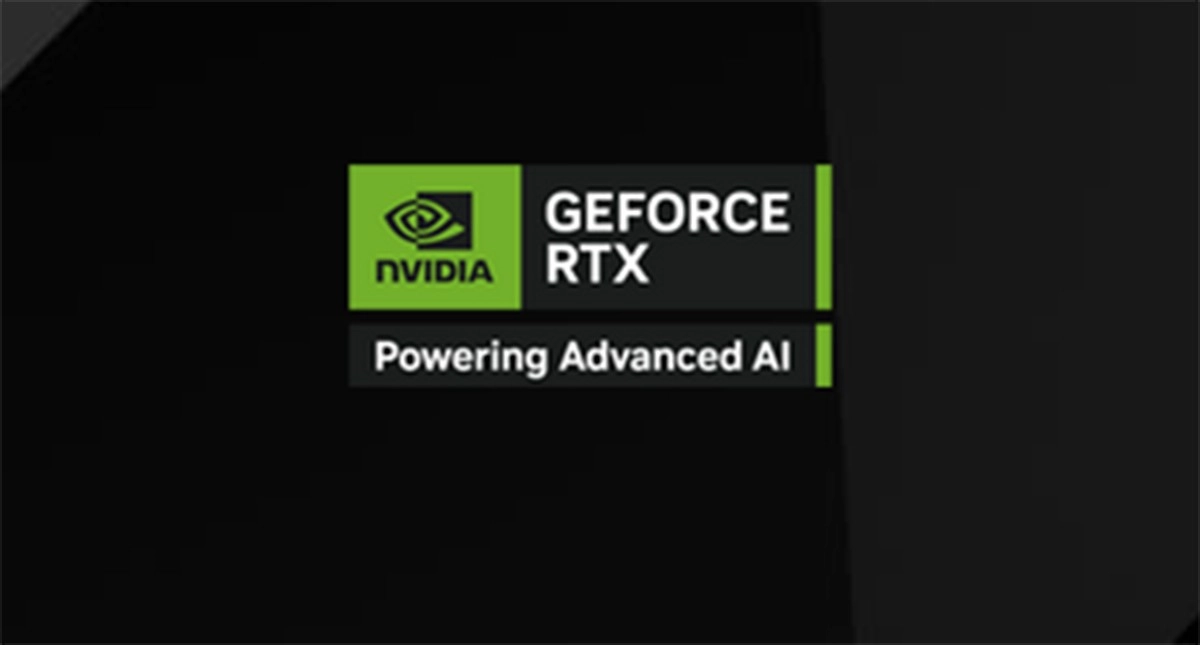 Le logo GeForce de NVIDIA �volue avec une petite touche d'IA !