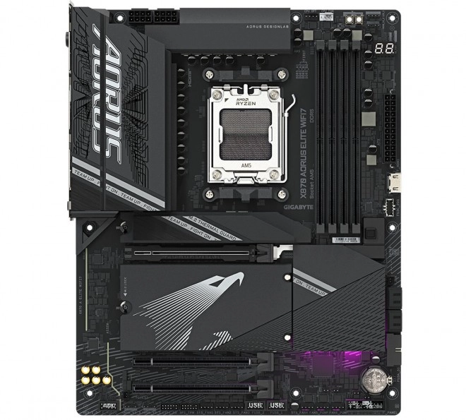 Voil� maintenant, chez Gigabyte, la X870 AORUS Elite WIFI7