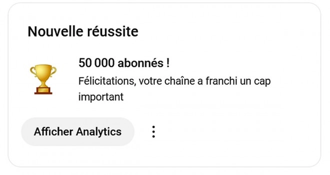 On a quand m�me le droit � une petite coupe pour nos 50 000 abonn�s sur Youtube