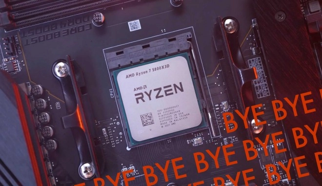 Le V�n�r� petit AMD Ryzen 7 5800X3D est donc � la retraite !!!