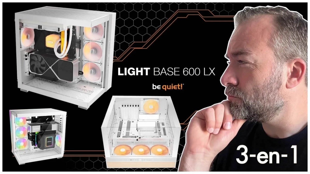 be quiet! lance le boitier panoramique PARFAIT, le LIGHT BASE 600 LX !!!
