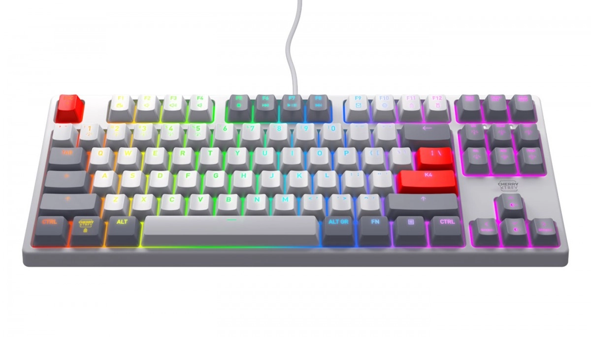 Nouveau clavier K4V2 chez CHERRY XTRFY, du compact en switches MX2A Red