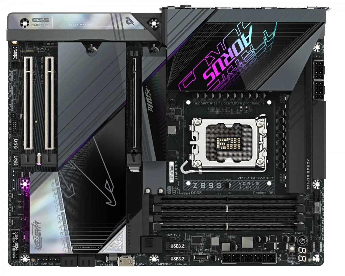Chez GIGABYTE, on se l�che sur les cartes en Z890, avec notamment dix AORUS