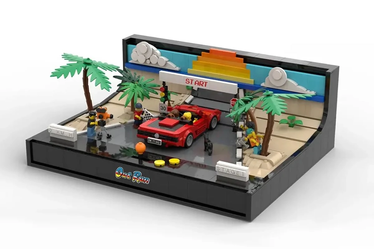 Un tr�s beau set Out Run chez LEGO IDEAS
