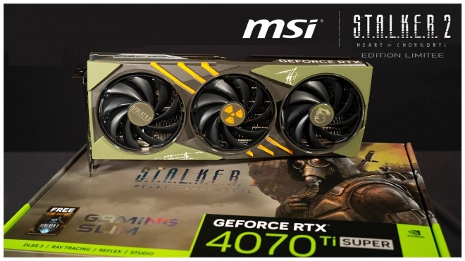 MSI RTX 4070 Ti Super 16G GAMING SLIM STALKER : un artefact venu de la ZONE !!!