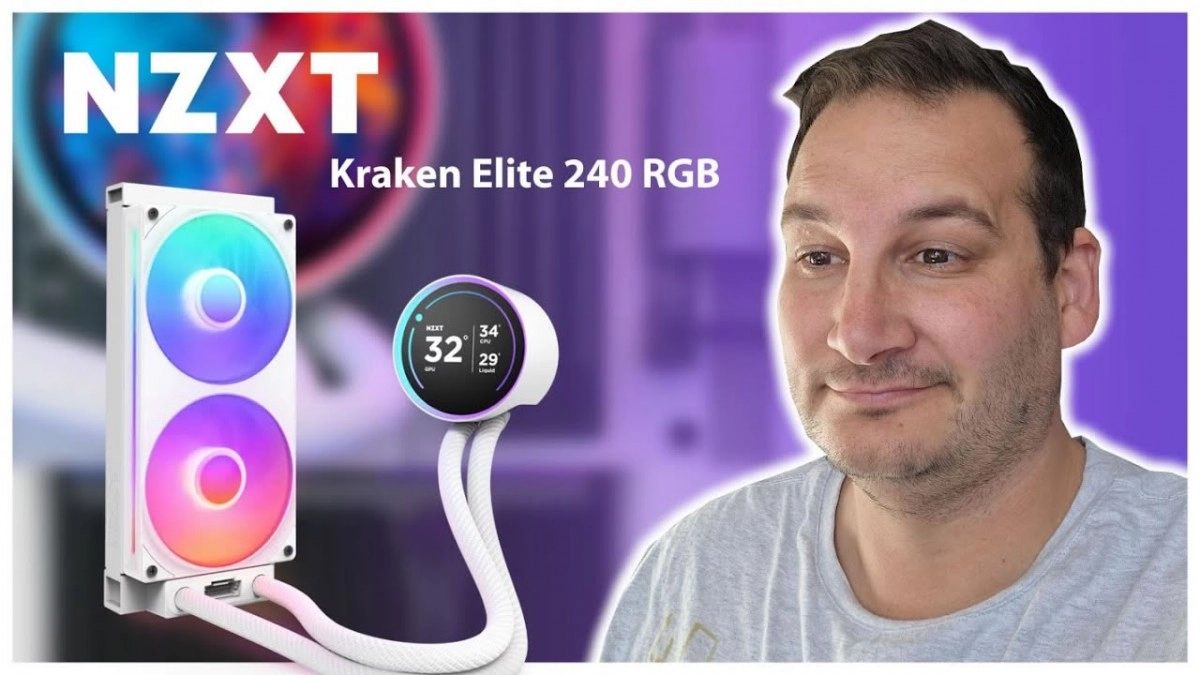 NZXT Kraken Elite 240 RGB, bel �cran et performances au rendez-vous !