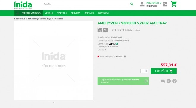 Le Ryzen 7 9800X3D affiche d�j� son prix : l'inflation a-t-elle encore frapp� ?