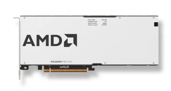 AMD d�voile la carte Radeon PRO V710 exclusive aux serveurs Microsoft Azure