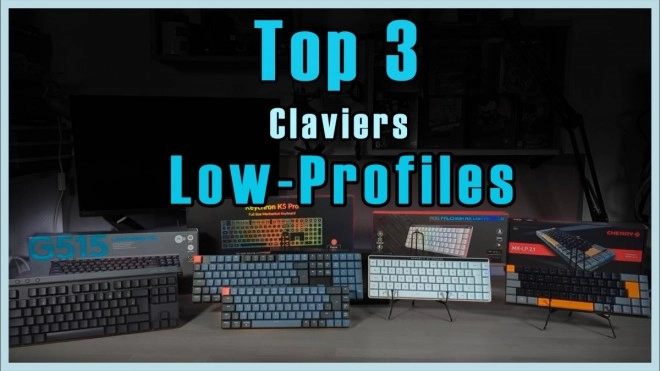 TOP 3 des meilleurs claviers Low-Profile