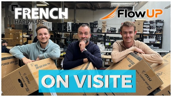 On visite l'entrep�t FlowUP des FRENCH HARDWARE !!!