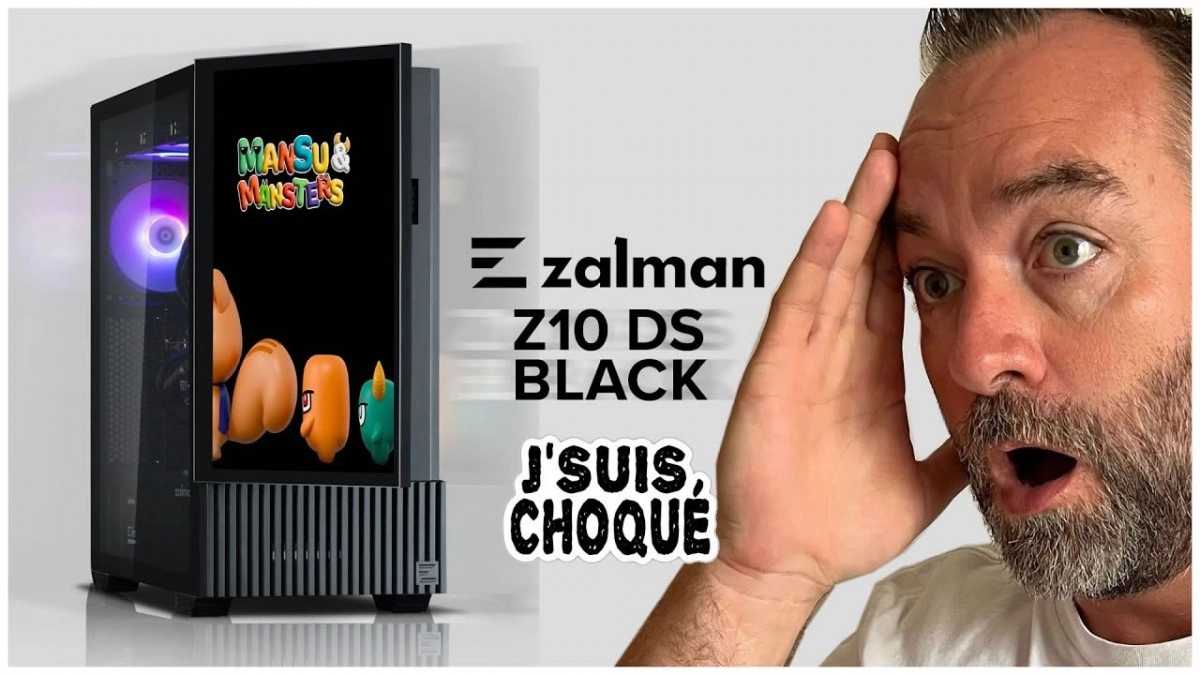 JE suis choqu�, ZALMAN int�gre un �cran de 15.6 pouces � l'avant de son boitier !!!