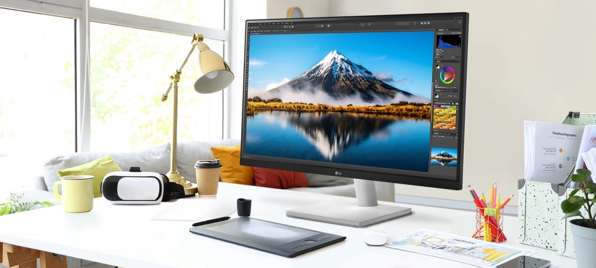 LG annonce le 27US550-W, un �cran UHD avec la technologie Super Resolution+