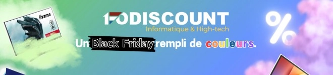 Le Black Friday chez notre partenaire 1FODISCOUNT : Episode II