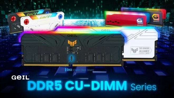GeIL officialise ses kits m�moire CUDIMM et UDIMM