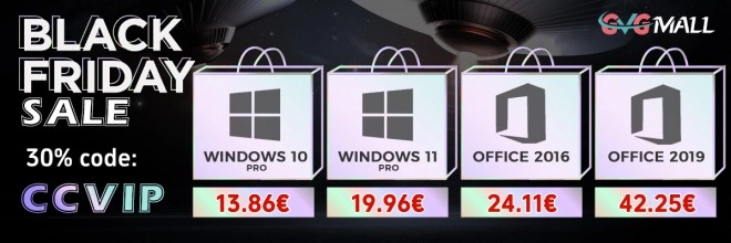 Durant le Black Month, Windows 10 � seulement 13 euros et Windows 11 � 19 euros !!!