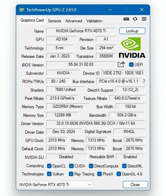 TechPowerUp lance GPU-Z v2.61.0