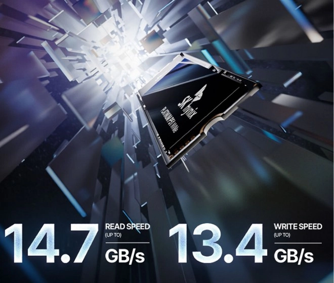 Le tr�s rapide SK hynix Platinum P51 se montre, 14.7 Go/sec !!!