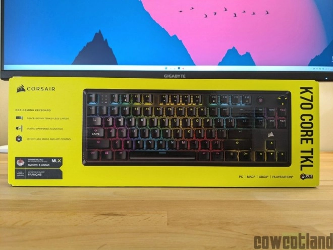 Test clavier Corsair K70 Core TKL : Peut mieux faire...