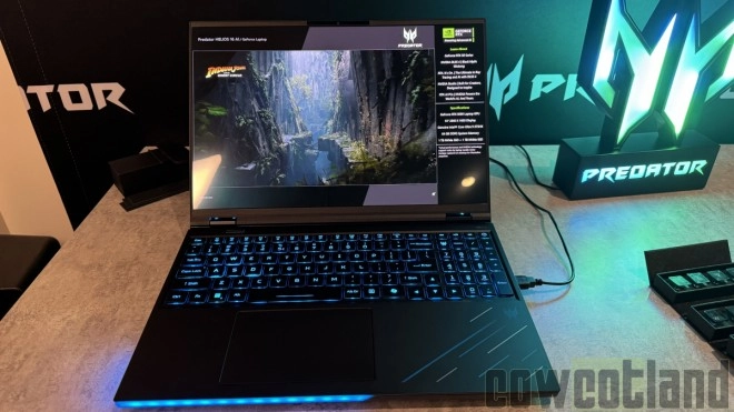 Acer annonce ses nouveaux PC portables Predator Helios IA, �quip�s de processeurs Intel� Core� Ultra et de GPU NVIDIA GeForce RTX� s�rie 50