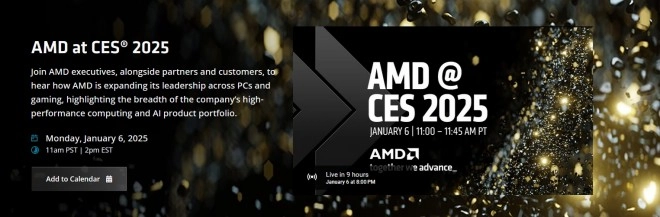 Rappel : la keynote AMD au CES 2025