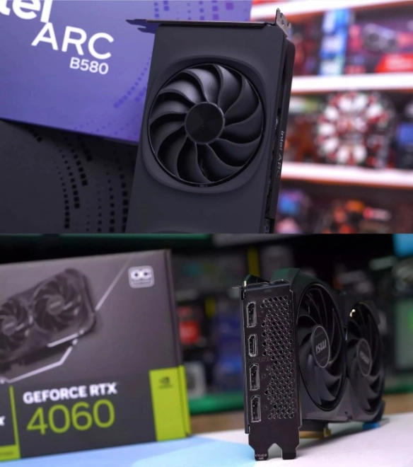 Nvidia RTX 4060 versus Intel Arc B580 : 50 jeux test�s pour faire un choix !!!