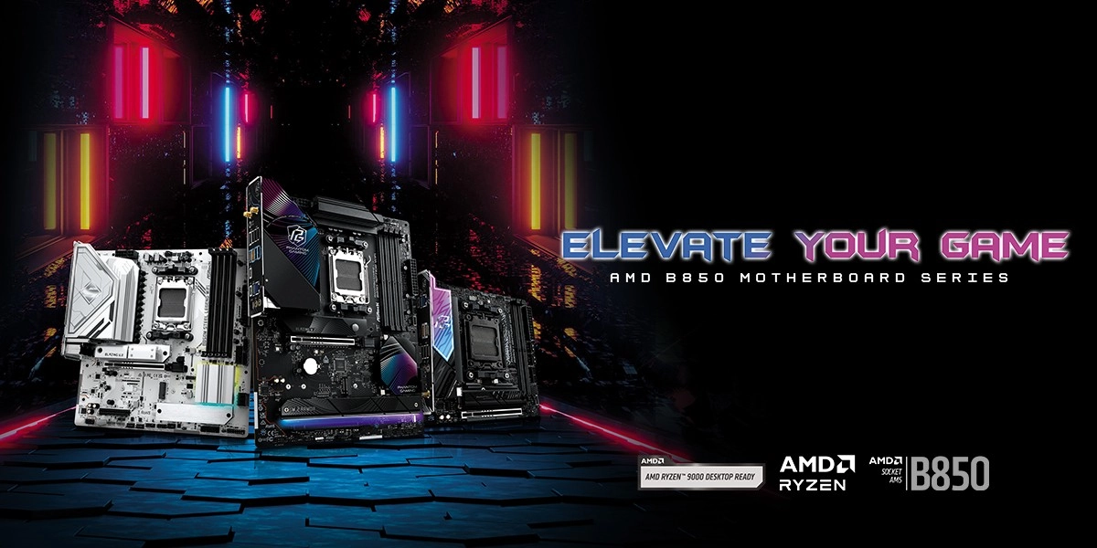 ASRock, une tonne de B850, y en a pour tous les gouts !