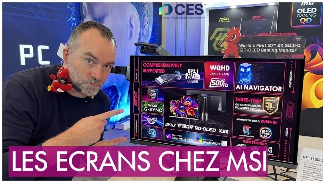 Le PLEIN de nouveaux �crans rapides comme l'�clair chez MSI