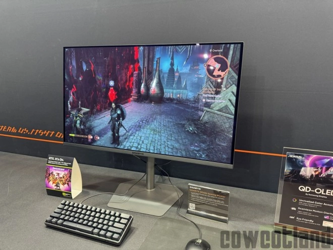 GIGABYTE nous expose trois nouveaux �crans allant de 165 Hz � 500 Hz