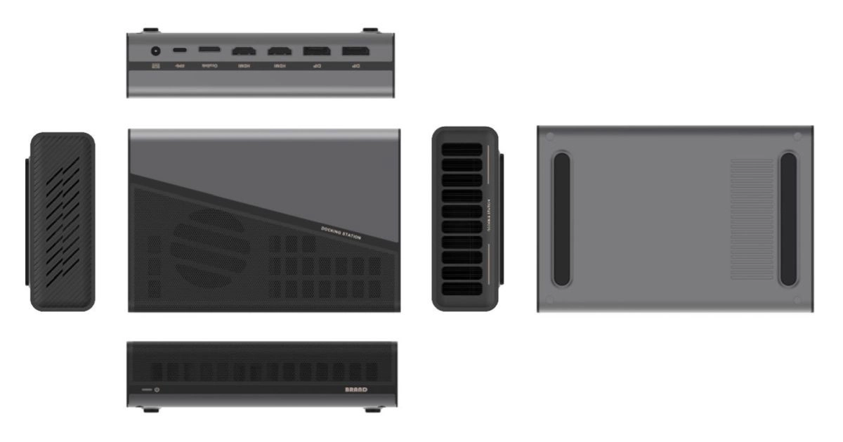 Nouvelle carte graphique externe en USB4 et OCuLink avec la GMK AD-GP1